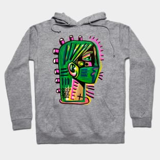 Colorful face Hoodie